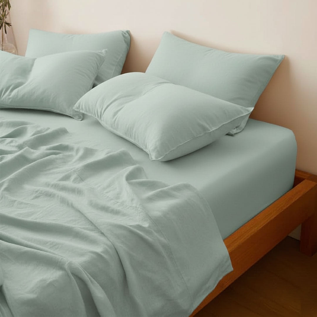 Egyptian cotton sheet set - Mint Green